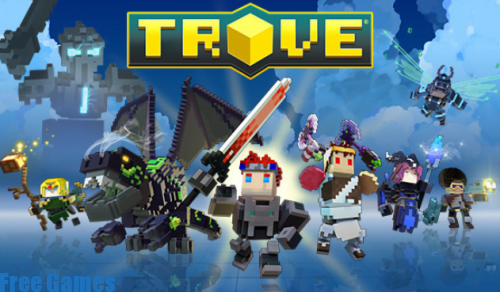 تحميل لعبة شبيهة ماين كرافت Trove او Pixelmon shooting